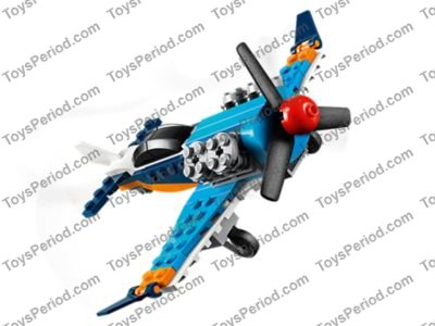 LEGO 31099 Propeller Plane Set Parts List