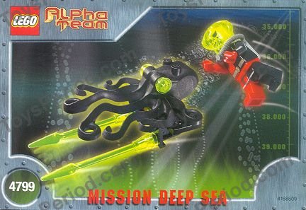 オクトパスセット LEGO 4799 Ogel Octopus Instructions and Parts List