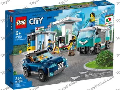 LEGO 60257 Service Station Set Parts List