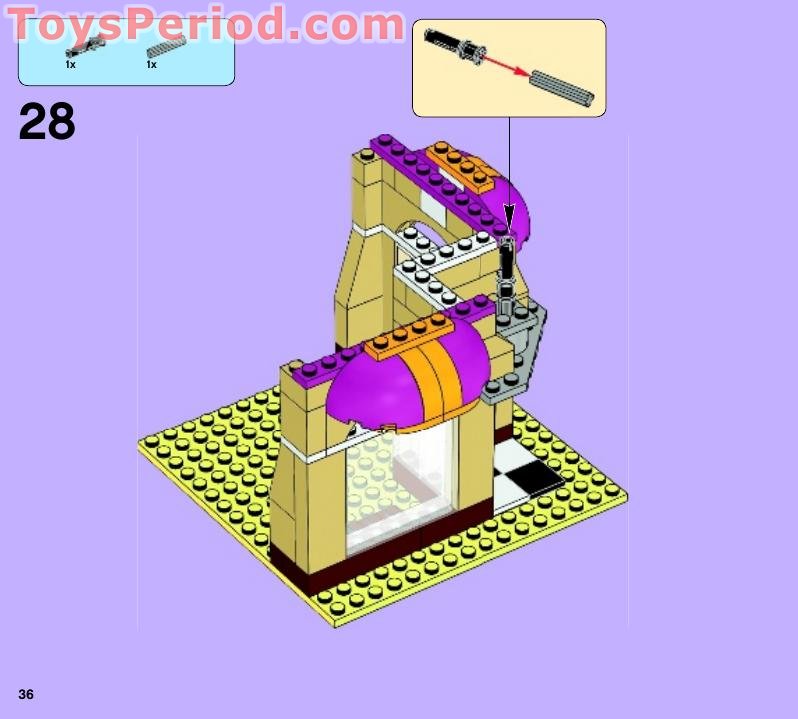 LEGO 41006 Downtown Bakery Instructions and Parts List