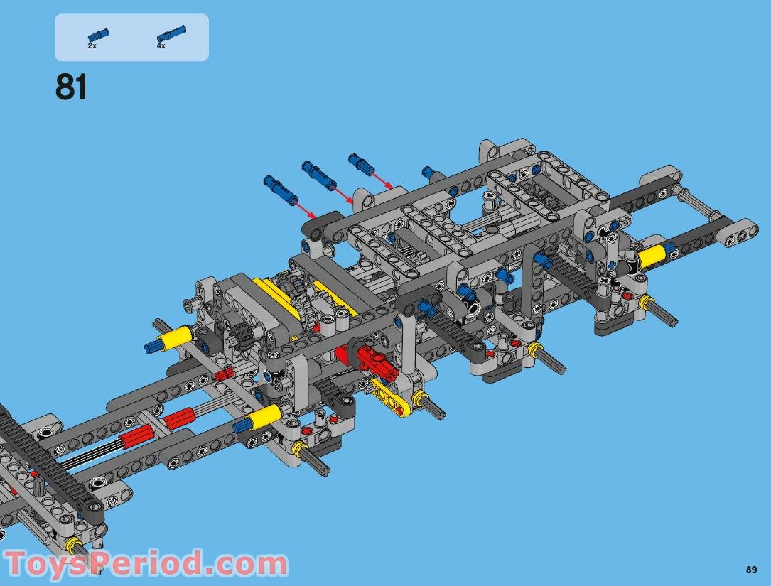 LEGO 42009 Mobile Crane Mk II Instructions and Parts List