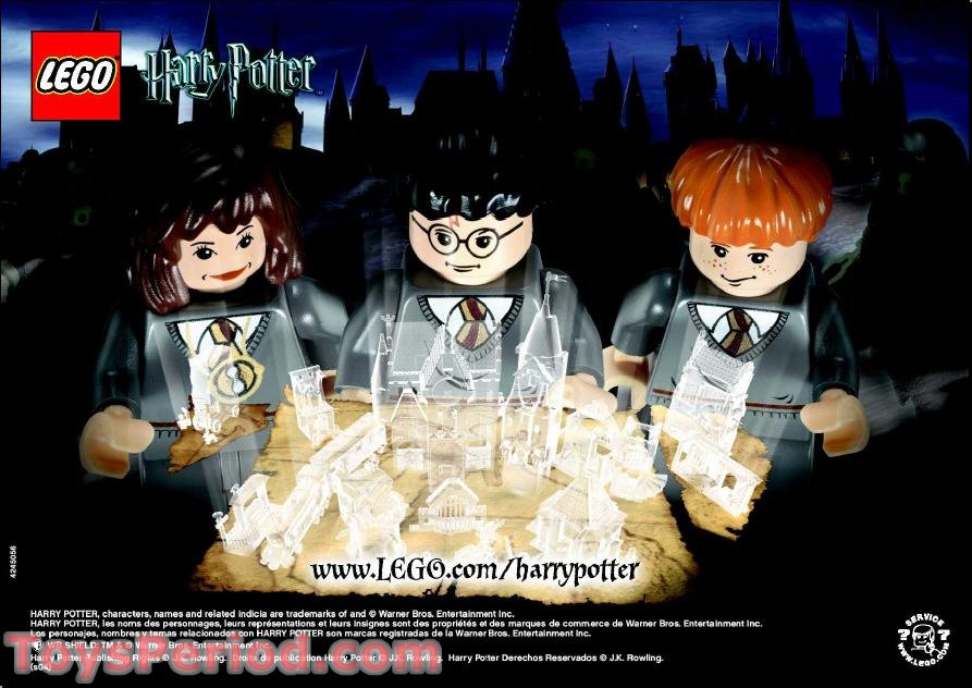 LEGO 4758 Hogwarts Express (2nd Edition) Instructions and Parts List