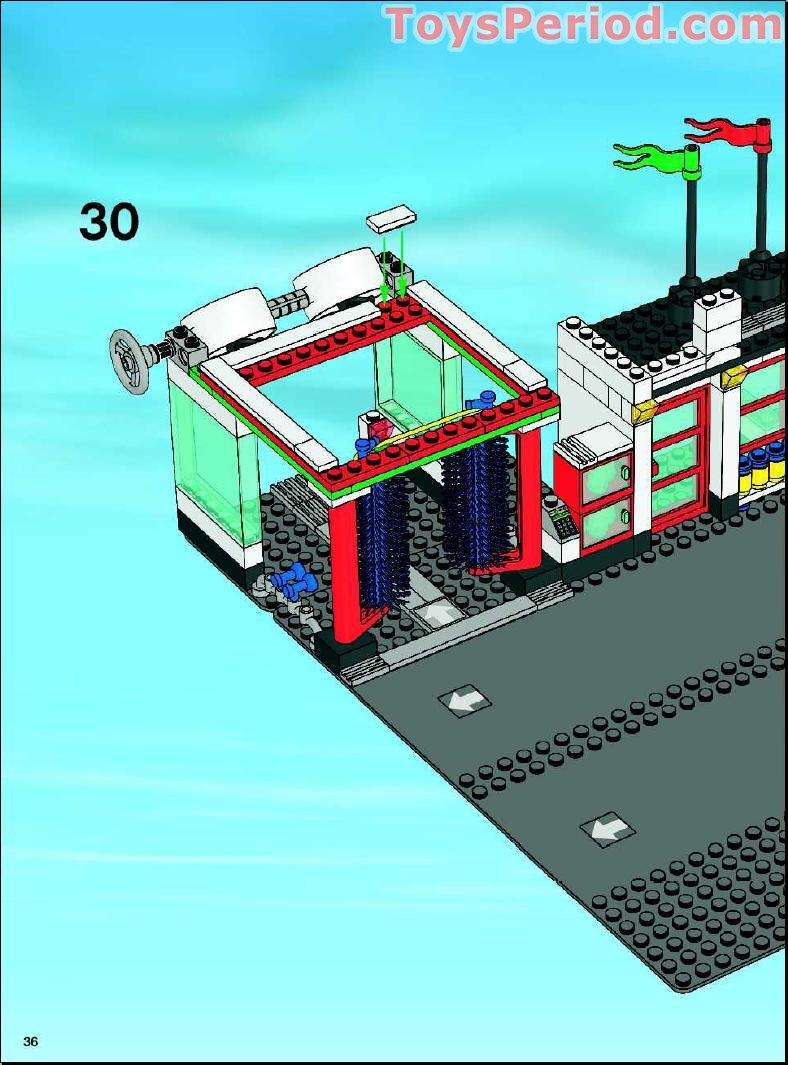 7993 LEGO 7993 Service Station Instructions and Parts List