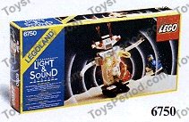 LEGO 6750 Light and Sound Sonic Robot Instructions and Parts List