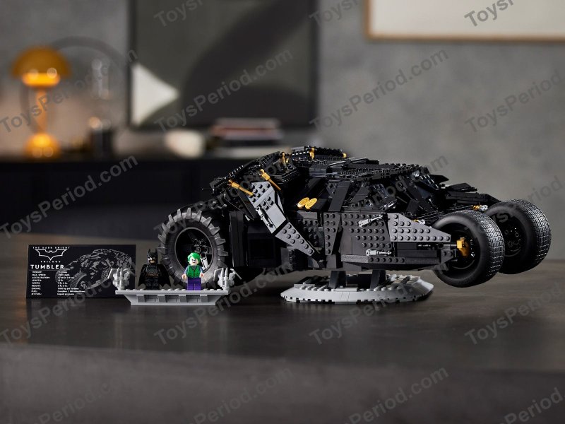 3dimension 5'8\"×11/16×2 1/4 Instructions] Motorize LEGO 76240 Batmobile Tumbler