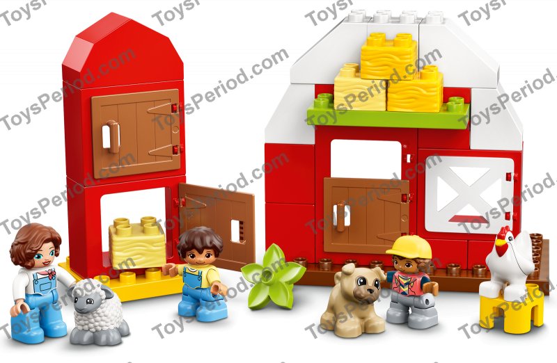 LEGO 10952 Barn, Tractor & Farm Animal Care Set Parts List