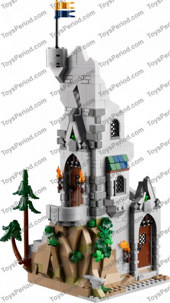 LEGO 21348 Dungeons & Dragons: Red Dragon's Tale Set Parts List