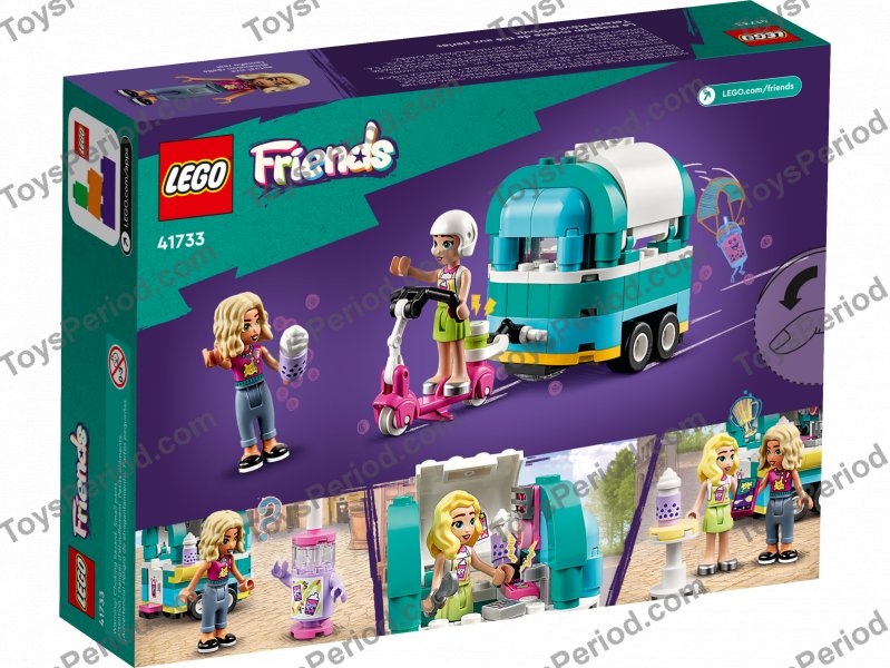 LEGO 41733 Mobile Bubble Tea Shop Set Parts List