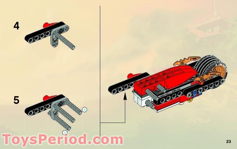 LEGO 9441 Kai's Blade Cycle Instructions and Parts List