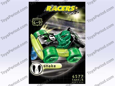 LEGO 4577 Snake Set Parts List