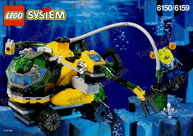 LEGO 6150 Crystal Detector Instructions and Parts List