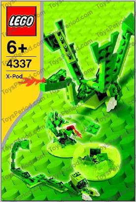 LEGO 4337 Dragon Pod Instructions and Parts List