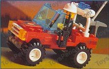 LEGO 1702 Fire Fighter 4x4 Instructions and Parts List