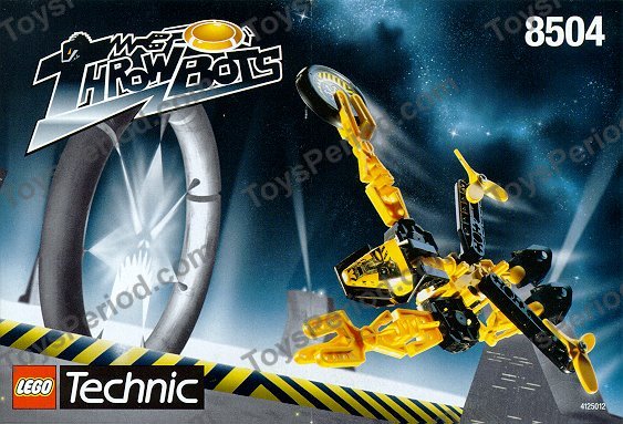 LEGO 8504 Judge Slizer Instructions and Parts List