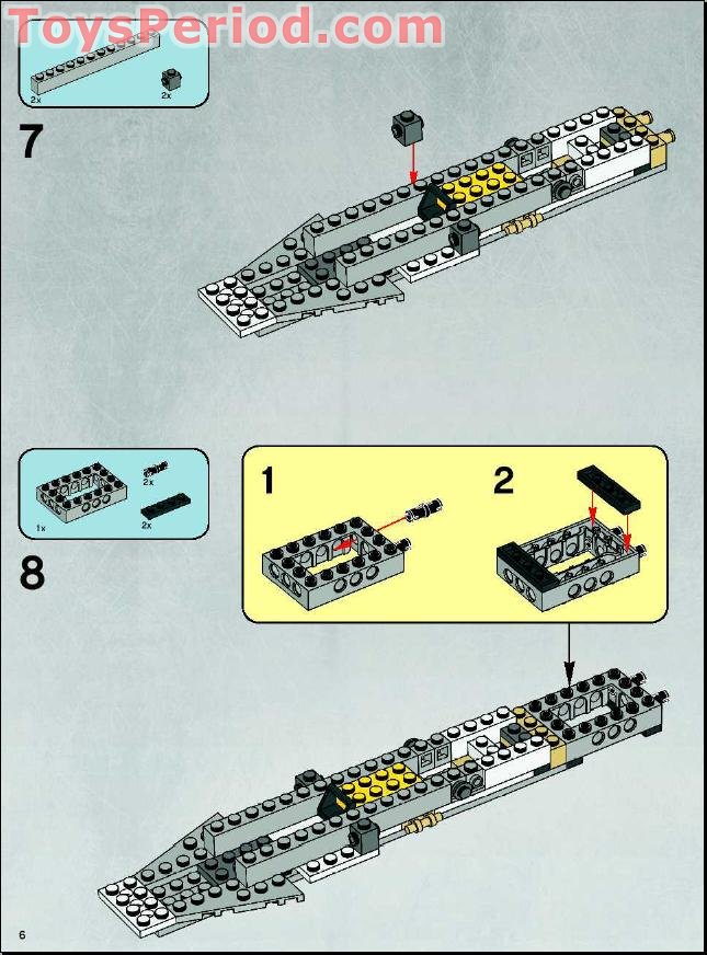 LEGO 7658 YWing Fighter Set Parts Inventory and Instructions LEGO