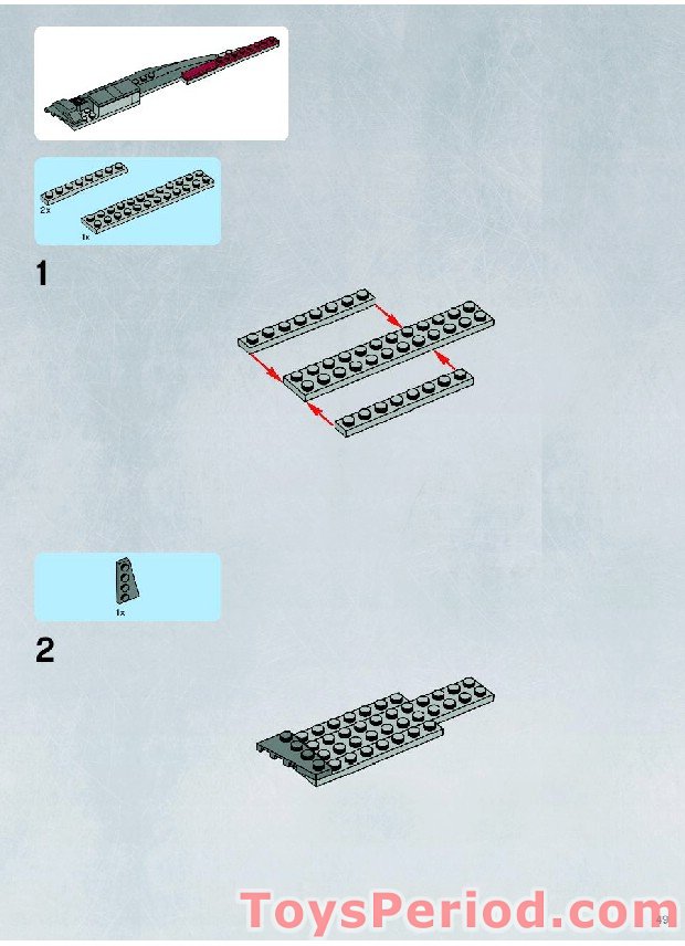 LEGO 7673 Magna Guard Starfighter Instructions and Parts List
