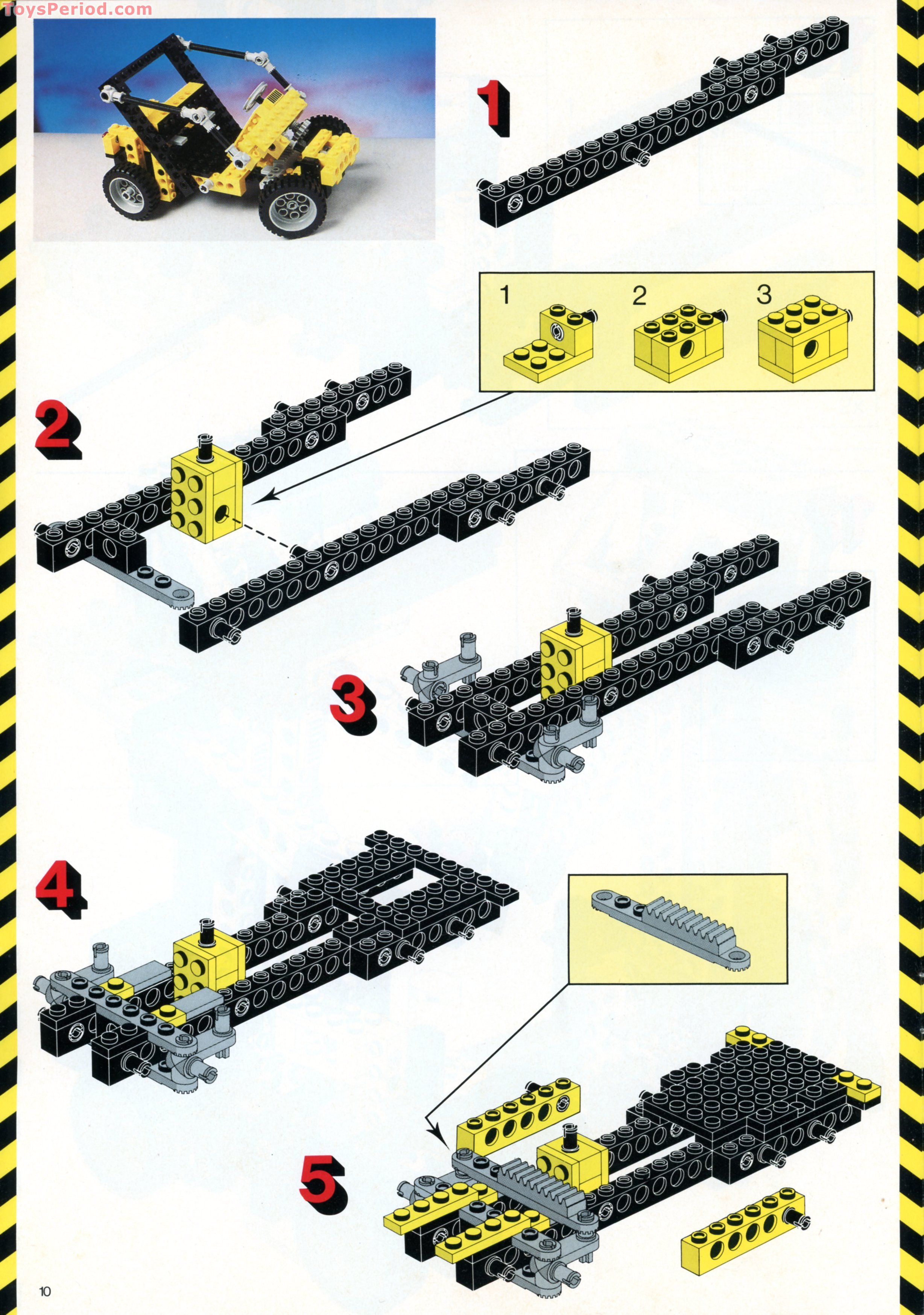 LEGO 8852 Robot Instructions and Parts List