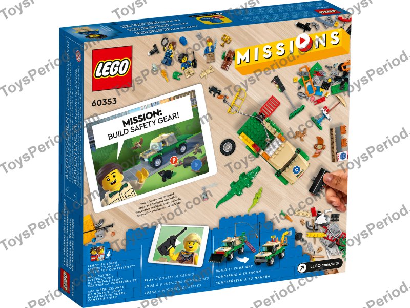 p u . ☺︎ページ LEGO 60353 Wild Animal Rescue Missions Set Parts List