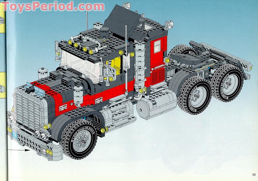 Lego 5571 Giant Truck Black Cat Set Parts Inventory And