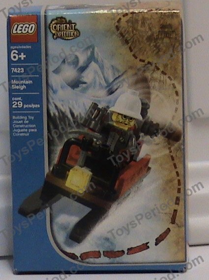 LEGO 7423-1 Mountain Sleigh Instructions and Parts List