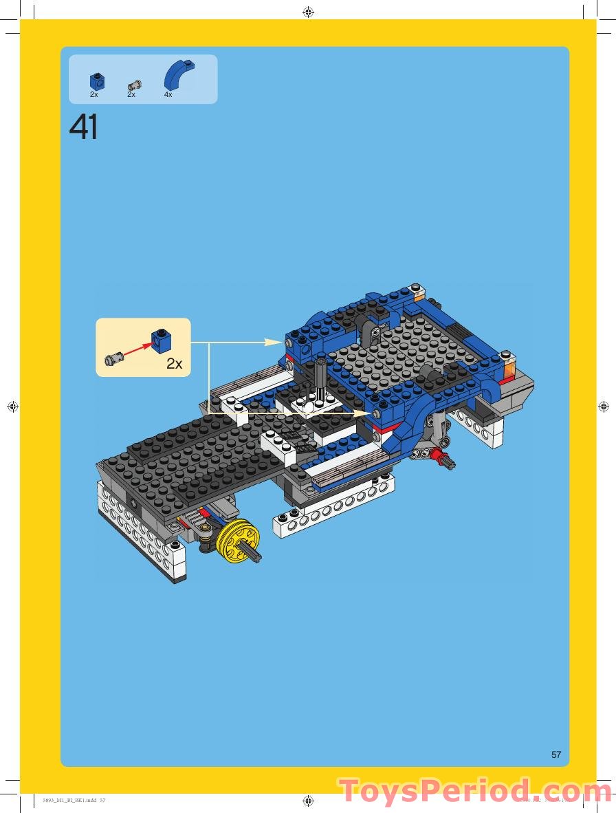 LEGO 5893 Offroad Power Instructions and Parts List