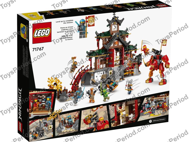 LEGO 71767 Ninja Dojo Temple Set Parts List