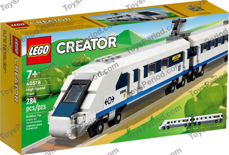 LEGO 40518 High-Speed Train Set Parts List