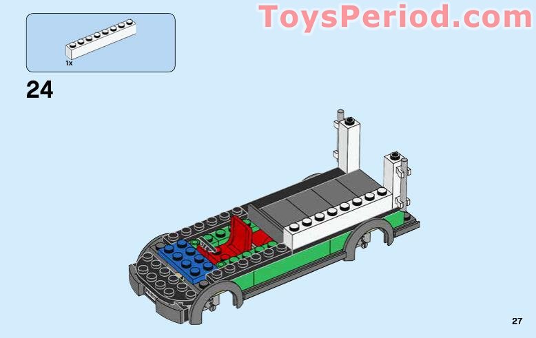 LEGO 60198 Cargo Train Instructions and Parts List