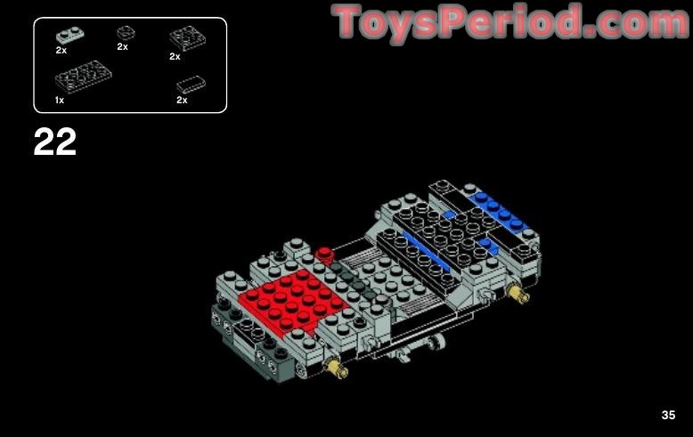 21103 LEGO 21103 The DeLorean Time Machine Instructions and Parts List