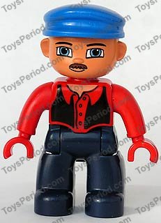 2 LEGO DUPLO Ville BOY Male Minifigures LOT new