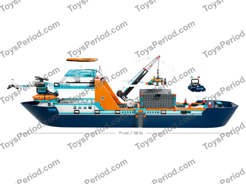 LEGO 60368 Arctic Explorer Ship Set Parts List