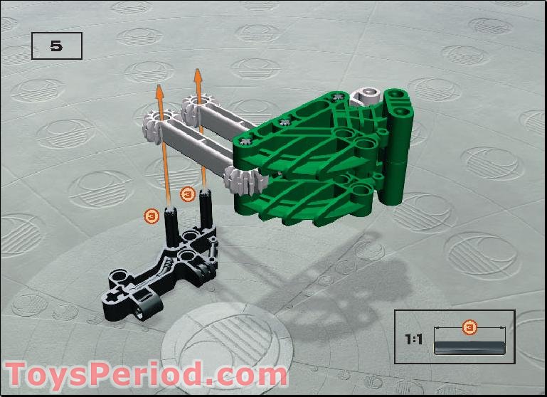 LEGO 8564 Lehvak Instructions and Parts List
