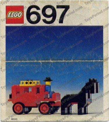 LEGO 697 Stagecoach Set Parts Inventory and Instructions - LEGO 