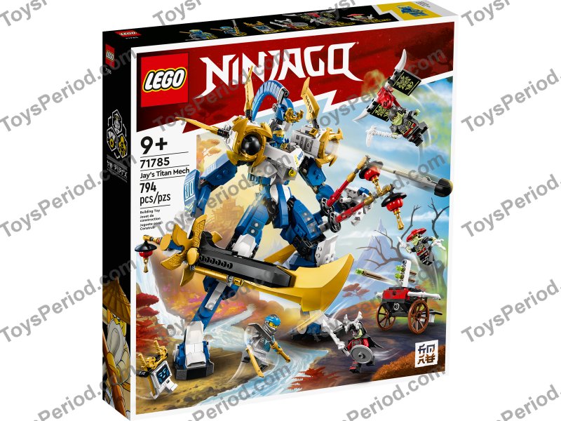 LEGO 71785 Jay's Titan Mech Set Parts List