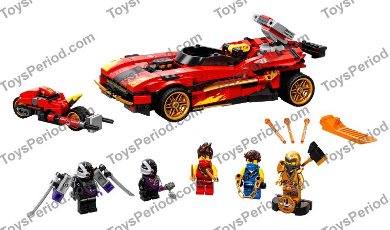 LEGO 71737 X-1 Ninja Charger Set Parts List