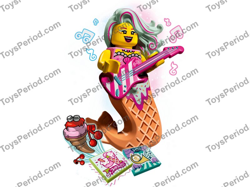 LEGO 43102 Candy Mermaid BeatBox Set Parts List