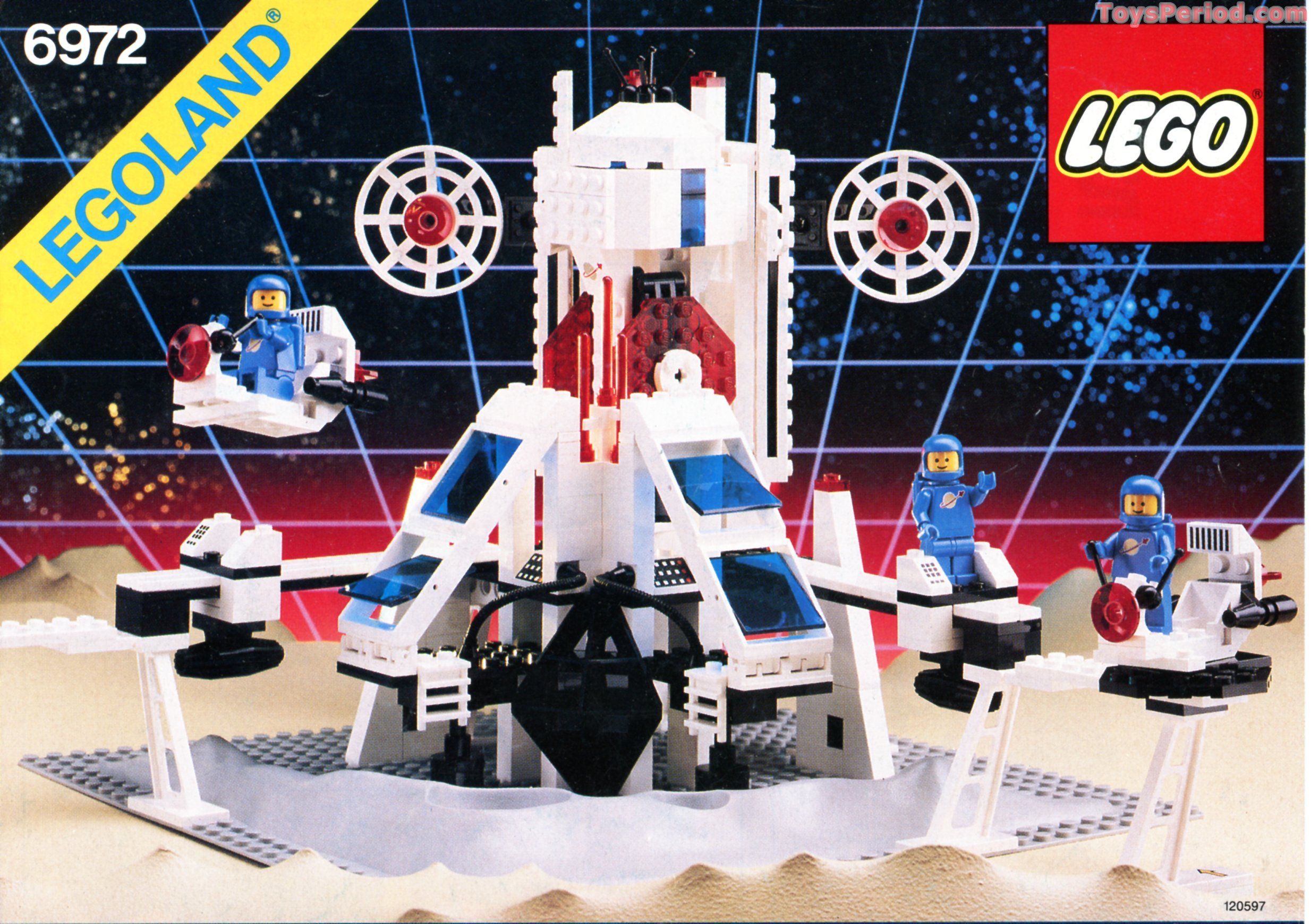 LEGO 6972 Polaris-I Space Lab Instructions and Parts List