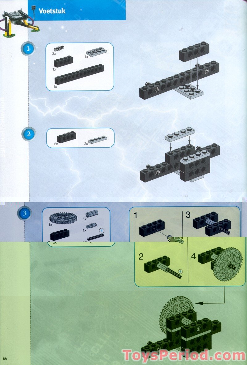LEGO 3803 Robotics Invention System 1.5 Upgrade Kit Instructions and ...