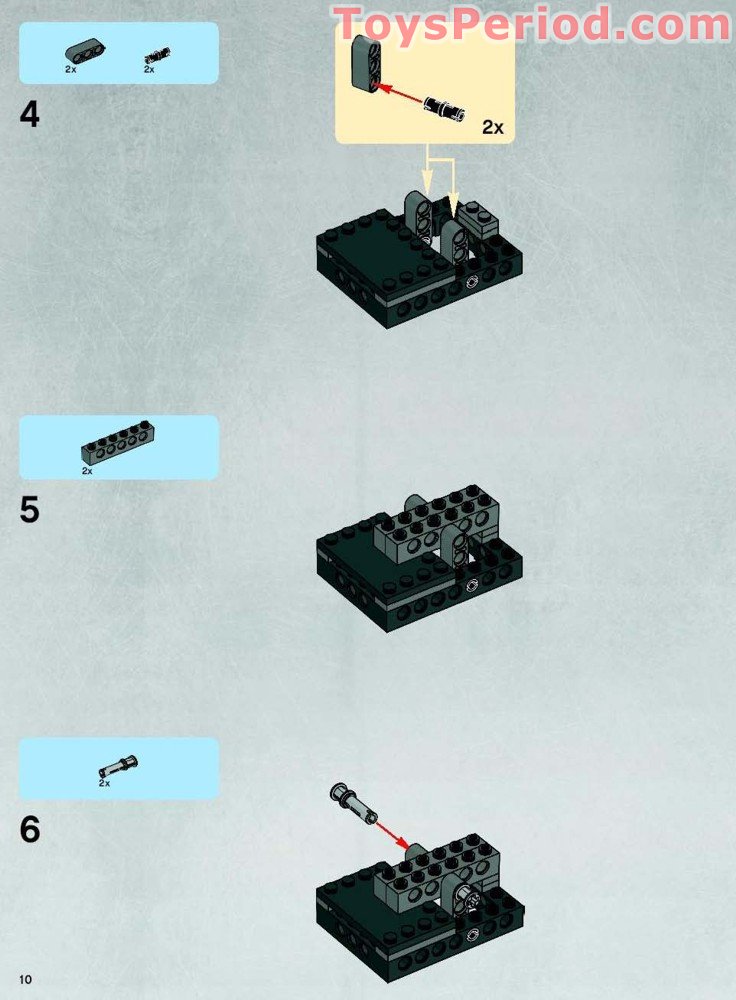LEGO 7672 Rogue Shadow Instructions and Parts List
