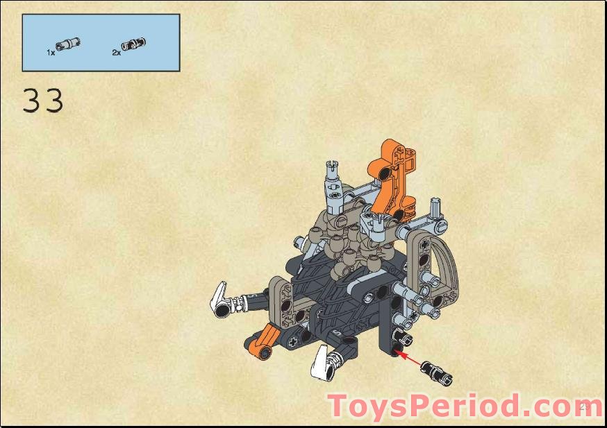 LEGO 8556 Boxor Instructions and Parts List