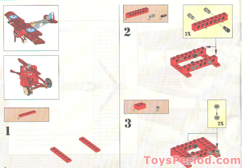 lego sopwith camel 3451