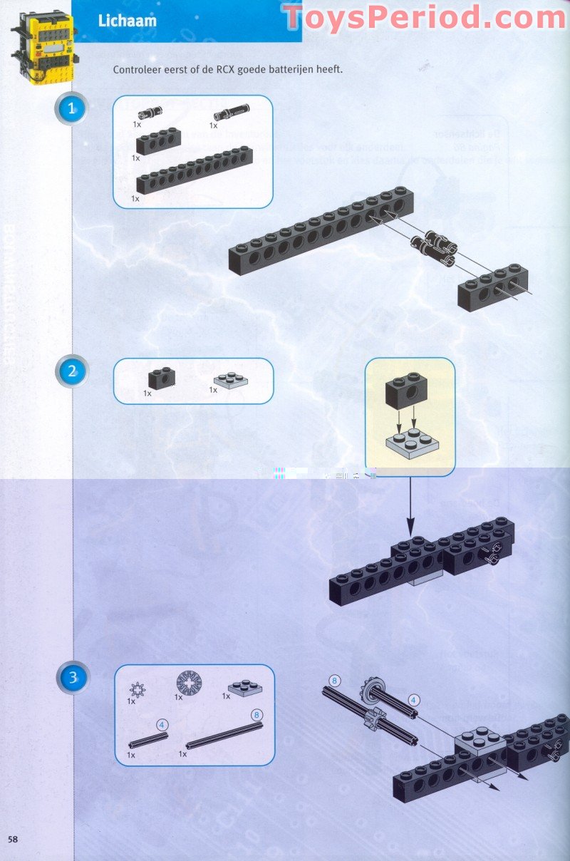 LEGO 3803 Robotics Invention System 1.5 Upgrade Kit Instructions and ...