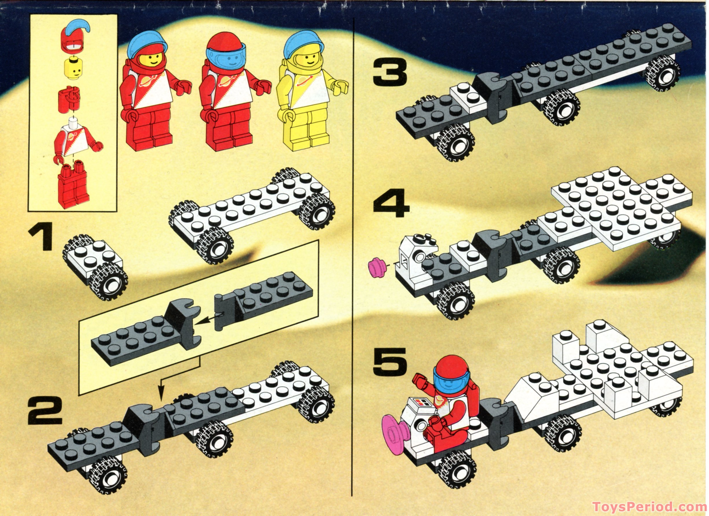 LEGO 6953 Cosmic Laser Launcher Instructions and Parts List