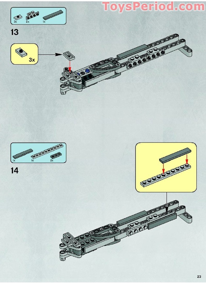 LEGO 10178 Motorized Walking ATAT Set Parts Inventory and Instructions