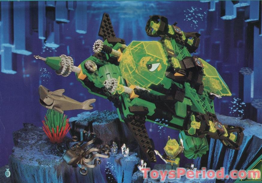 LEGO 2162 Hydro Reef Wrecker Instructions and Parts List