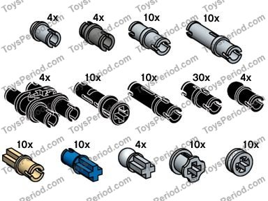 LEGO 10073 Bushes Set Parts List