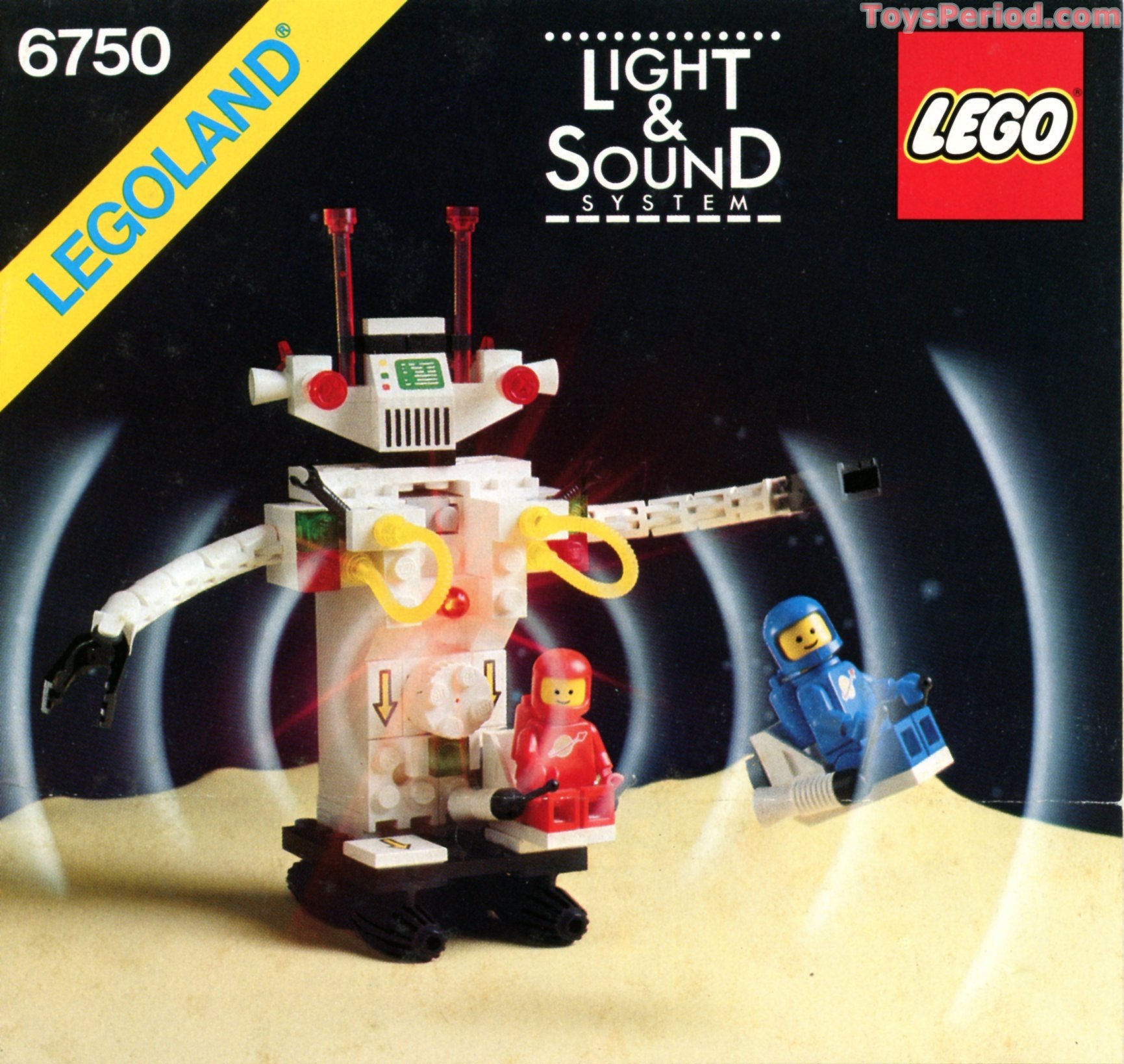 LEGO 6750 Light and Sound Sonic Robot Instructions and Parts List