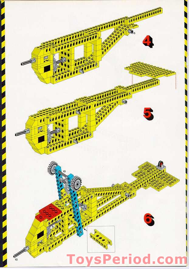 lego yellow helicopter instructions