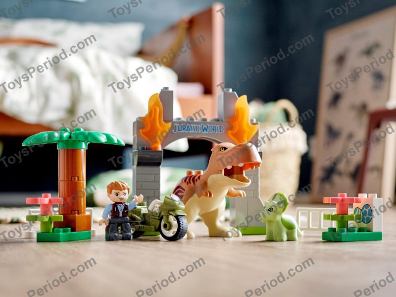 LEGO 10939 T. rex and Triceratops Dinosaur Breakout Set Parts List