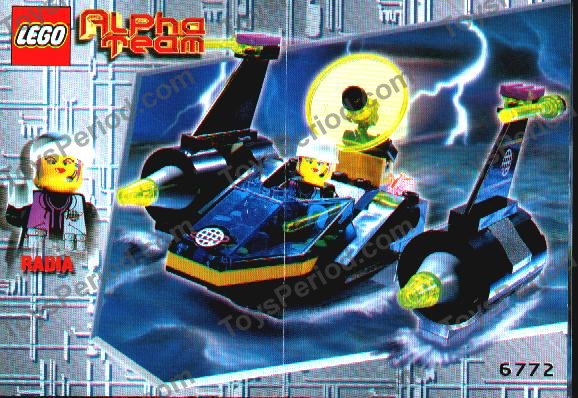 LEGO 6772 Alpha Team Cruiser Instructions and Parts List